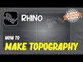 Rhino How To Make Topography