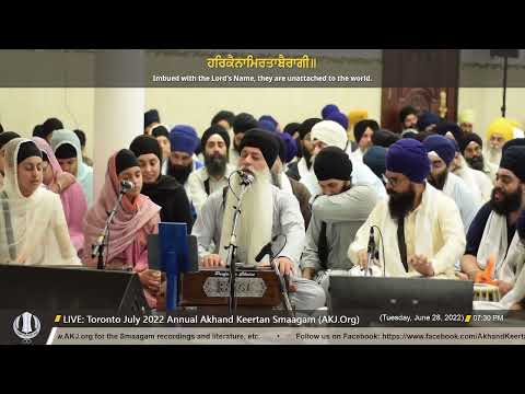 015 Bhai Harpreet Singh Jee Toronto Tuesday PM Toronto July 2022 Annual Akhand Keertan Smaagam