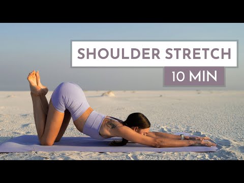 Shoulder Stretches - 10 Min Post-Workout or Posture Shoulder Openers | Yoga with Kate Amber