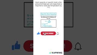 Specific Heat Capacity