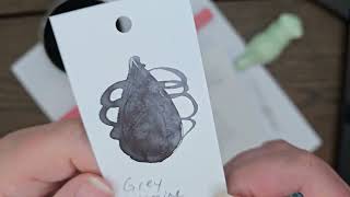 Grey Ink Review Diamine Fountain Pen Ink