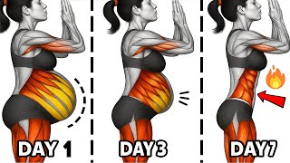 ➜ Lose Belly Fat in 7 Days at Home with This 30 Min Workout | Burn Stomach Fat Fast for Flat Abs Now