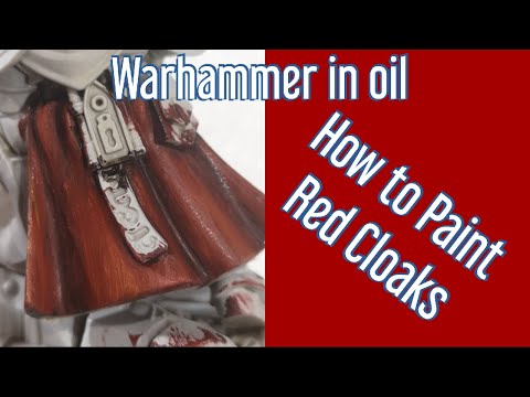 Warhammer in Oils - Red Cloth/Cloth
