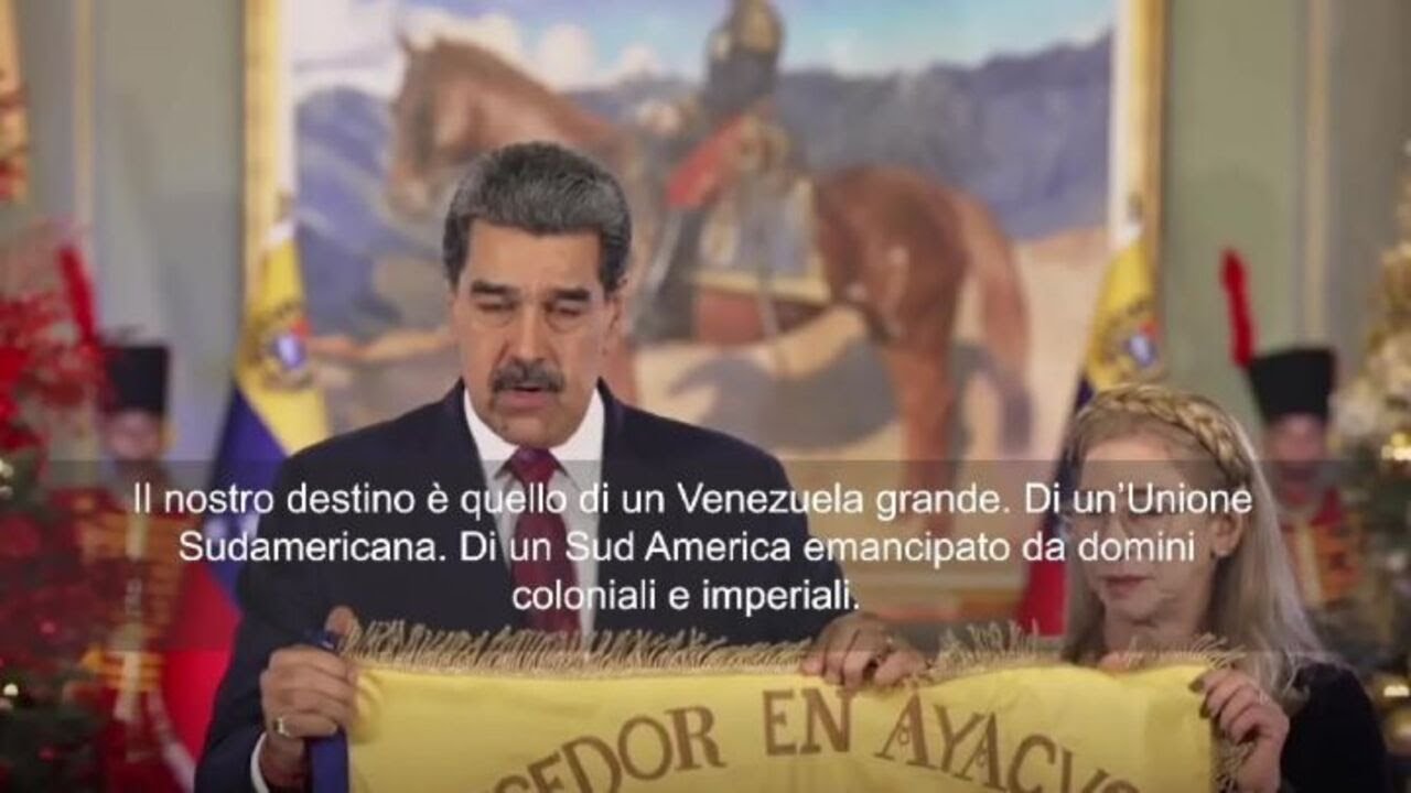 Gli auguri per il 2026 di Maduro: Il nostro destino è l'Unione Sudamericana. No agli imperialisti