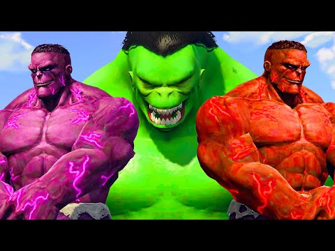 World War Hulk | Hulk 2099 vs Violet Hulk vs Red Hulk - What If