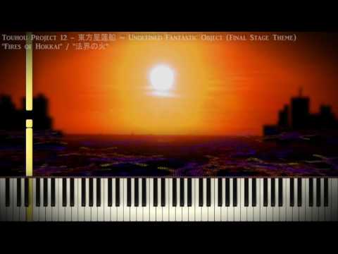 [Synthesia Piano] Touhou 12 - "Fires of Hokkai" Video