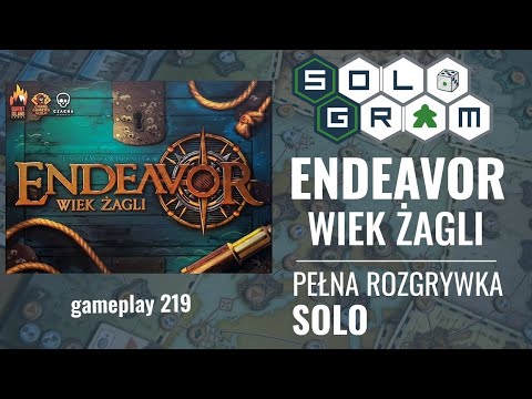 Endeavor: wiek żagli | pełna rozgrywka solo | zasady gry