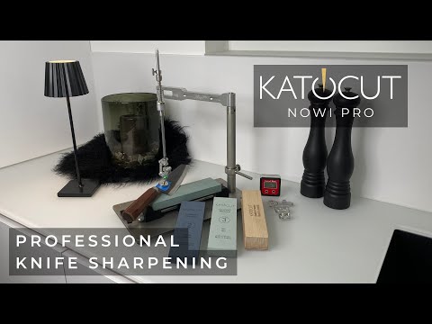 THE NEXT SHARPENING LEVEL: PROFESSIONAL KNIFE SHARPENING with Katocut Nowi Pro
