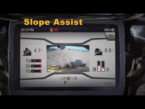 Cat® Next Gen Dozer Monitor: Slope Assist