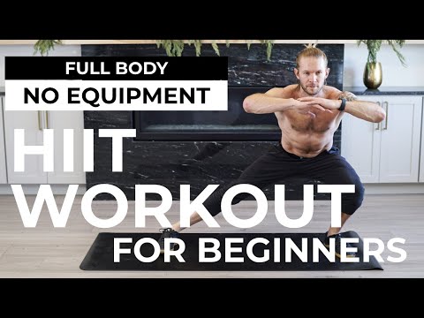 20 Min Full Body HIIT WORKOUT FOR BEGINNERS - No Equipment