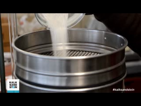 Kalksandstein - Siebanalyse