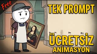 Tek Prompt! Yapay Zekayla Çöp Adam Animasyonu Yapmak! (Adım Adım Rehber)
