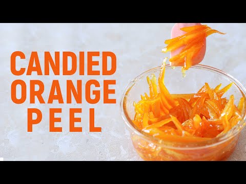 Homemade Candied Orange Peel