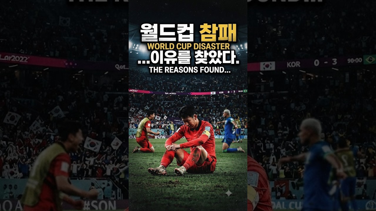 '월드컵 참패 이유를 찾았다."