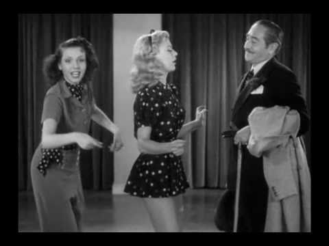 Rehearsal Dance Of Ginger Rogers and Ann Miller - Stage Door (HD)