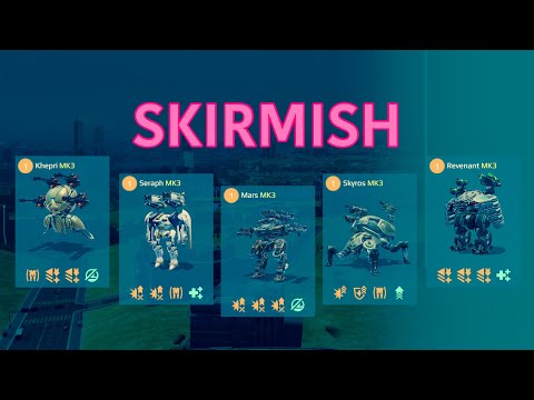 Skirmish War Robots New Mars Gameplay insane seraph only