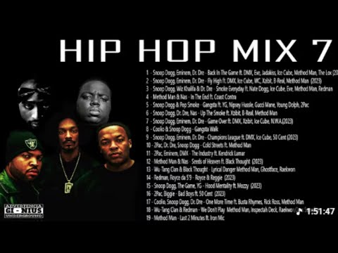 HIP HOP MIX 2023 - Snoop Dogg, Dr. Dre, Nas, 2Pac, Eminem, DMX , 50 Cent, Ice Cube, WC, Xzibit