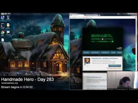 Handmade Hero 283 - Making Standing-on a More Rigorous Concept