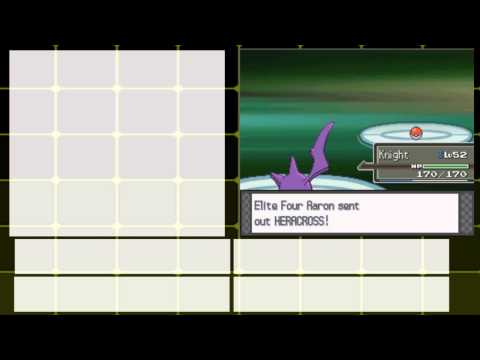 Pokemon Platinum Walkthrough Part 34: Elite Four Aaron!