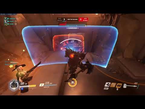 SUREFOUR PRO REINHARDT GAMEPLAY! [ OVERWATCH SEASON 21 TOP 500 ]