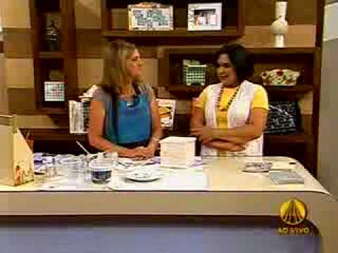 Vera Brugin Faiança com cristal (2 de 3) Sabor de Vida na Tv Aparecida 2 de 3