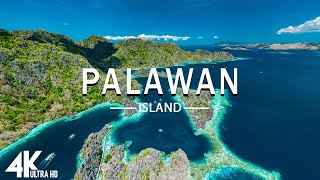 FLYING OVER PALAWAN (4K UHD) - Relaxing Music Along With Beautiful Nature Videos - 4K Video HD