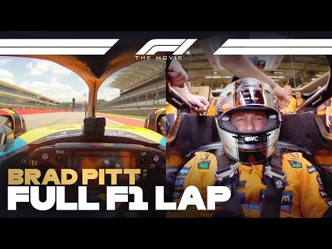 Brad Pitt's Onboard Lap & Team Radio With McLaren