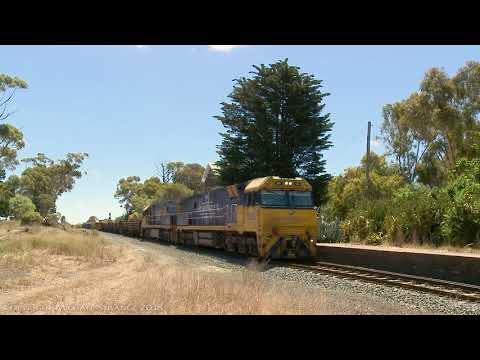 PM4 Steel Train with Indian Pacific Livery NR26 - PoathTV Australian Railways