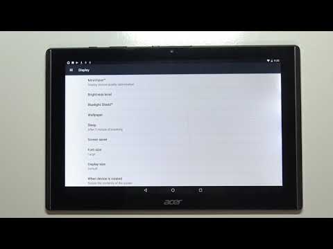 How to Change Screen Timeout in ACER B3-A40 Iconia One 10 – Customize Display Settings