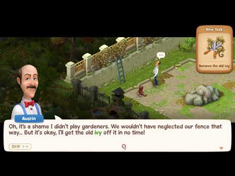 Gardenscapes Story Part 9 - Area 4 - Day 1 Gameplay Walkthrough