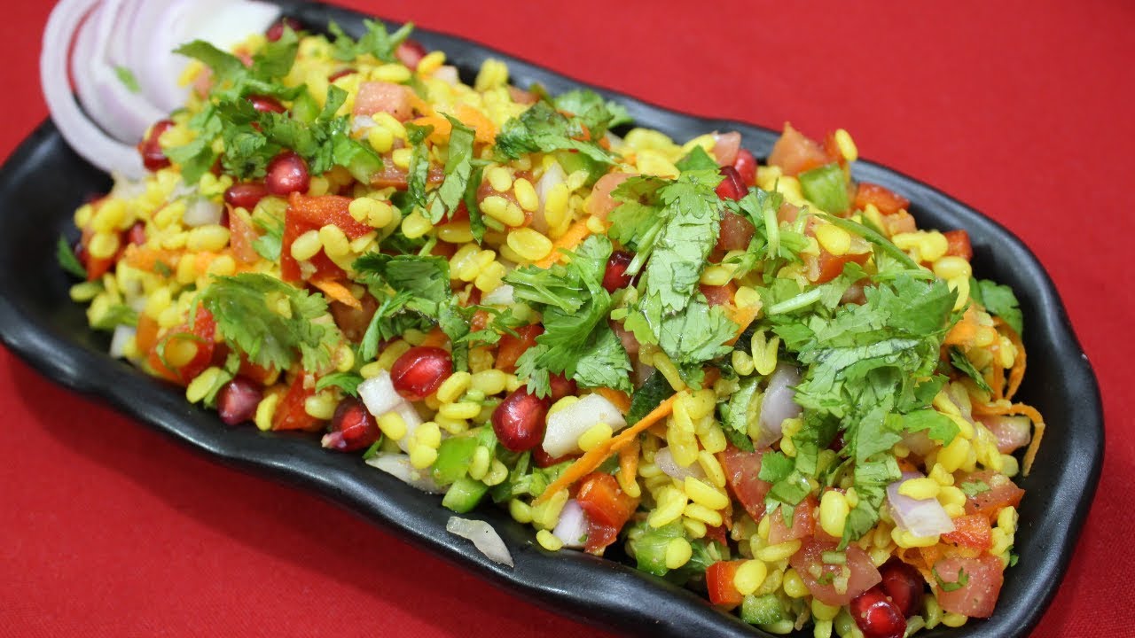 veg moong dal salad recipe | healthy & weight lose recipe - somya's kitchen