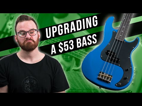 Can I Make This $53 P-Bass Sound And Play Well?!