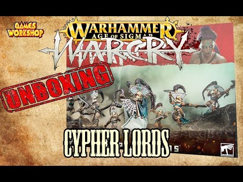 Warhammer Age of Sigmar -Warcry -Cypher Lords -Unboxing