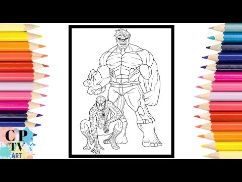 Hulk vs Spiderman Coloring Pages/Superheros/Unknown Brain - Inspiration [NCS Release]