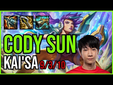 CODY SUN - KAI'SA ADC - NA Challenger - Patch 11.5 QUADRAKILL