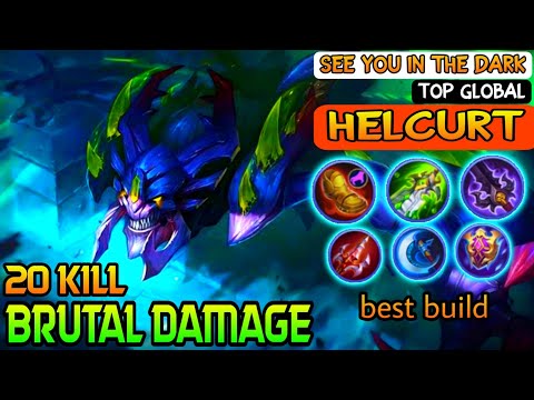 Brutal Damage Build Helcurt Mobile Legends | Top Global Helcurt Gameplay By See you in the Dark~MLBB