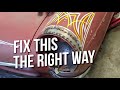 VW Headlight Rust Repair on the Frankenwagon - my Squareback/Miata love child