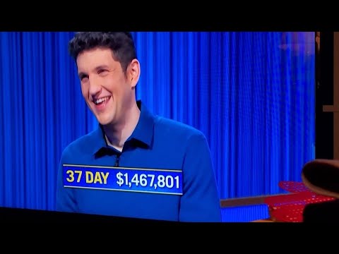 MATT AMODIO 37days WIN $1,467,801M of JEOPARDY!