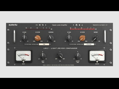 Audiority LDC2 - Light Driven Compander (Compressor + Expander): Quick Demo