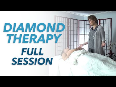 Demonstration of a Full Diamond and Gemstone Therapy Session Given by Founder Isabelle Morton