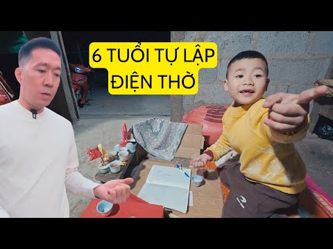 Đến nhà Bé 6 tuổi viết CHỮ NHO trước khi biết ĐÁNH VẦN