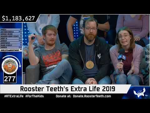 Jack P and The closing moments of RTExtraLife 2019