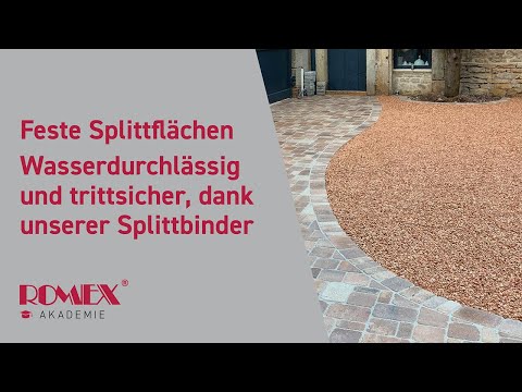 ROMPOX - Splitt- und Kiesbinder Anleitungsvideo
