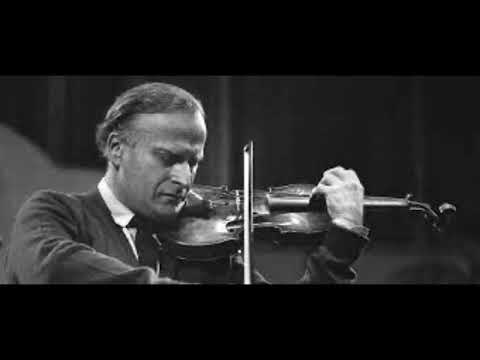 Yehudi Menuhin plays Bartok's 1st Violin Concerto (live)