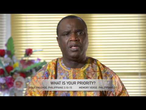 Open Heavens Reflections 11 November 2016 - What is your Priority?