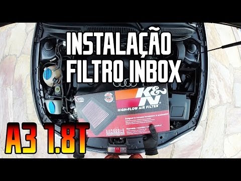 Audi A3 1.8T - Instalação do filtro de ar K&N inbox