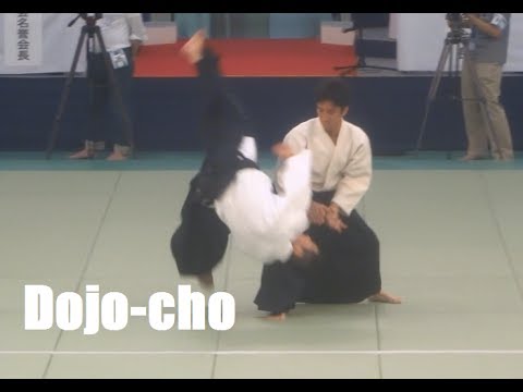 Mitsuteru Ueshiba Hombu Dojo-cho at the All Japan Children's Aikido Training Meet 2017