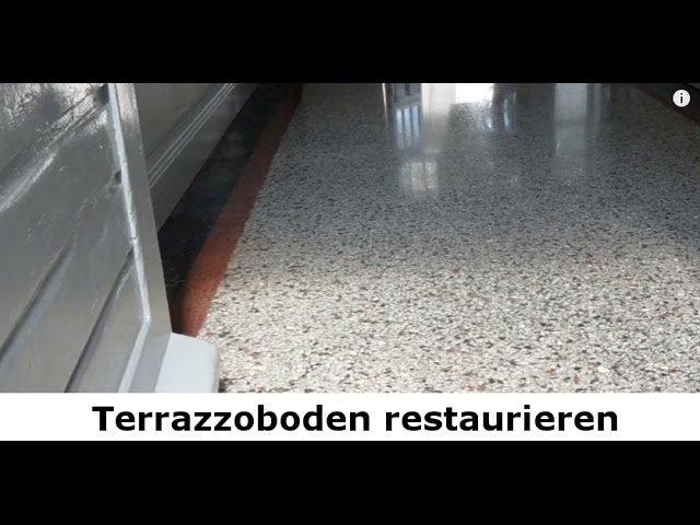 Terrazzoboden – Wie man einen Terrazzo Fußboden restauriert