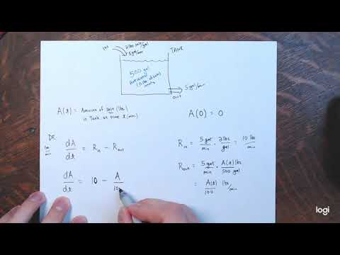 Modeling with First-Order DEs: Mixtures Examples
