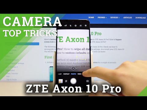 Camera Top Tricks ZTE Axon 10 Pro –Camera Settings